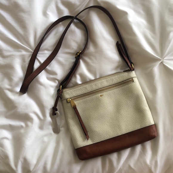 Fossil leather crossbody purse - Picture 4 of 4